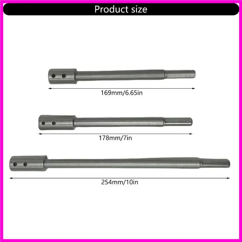 57Be 169/178/254 mm Extensión broca Profundidad perforación antislips a broca perforación adecuada para muebles