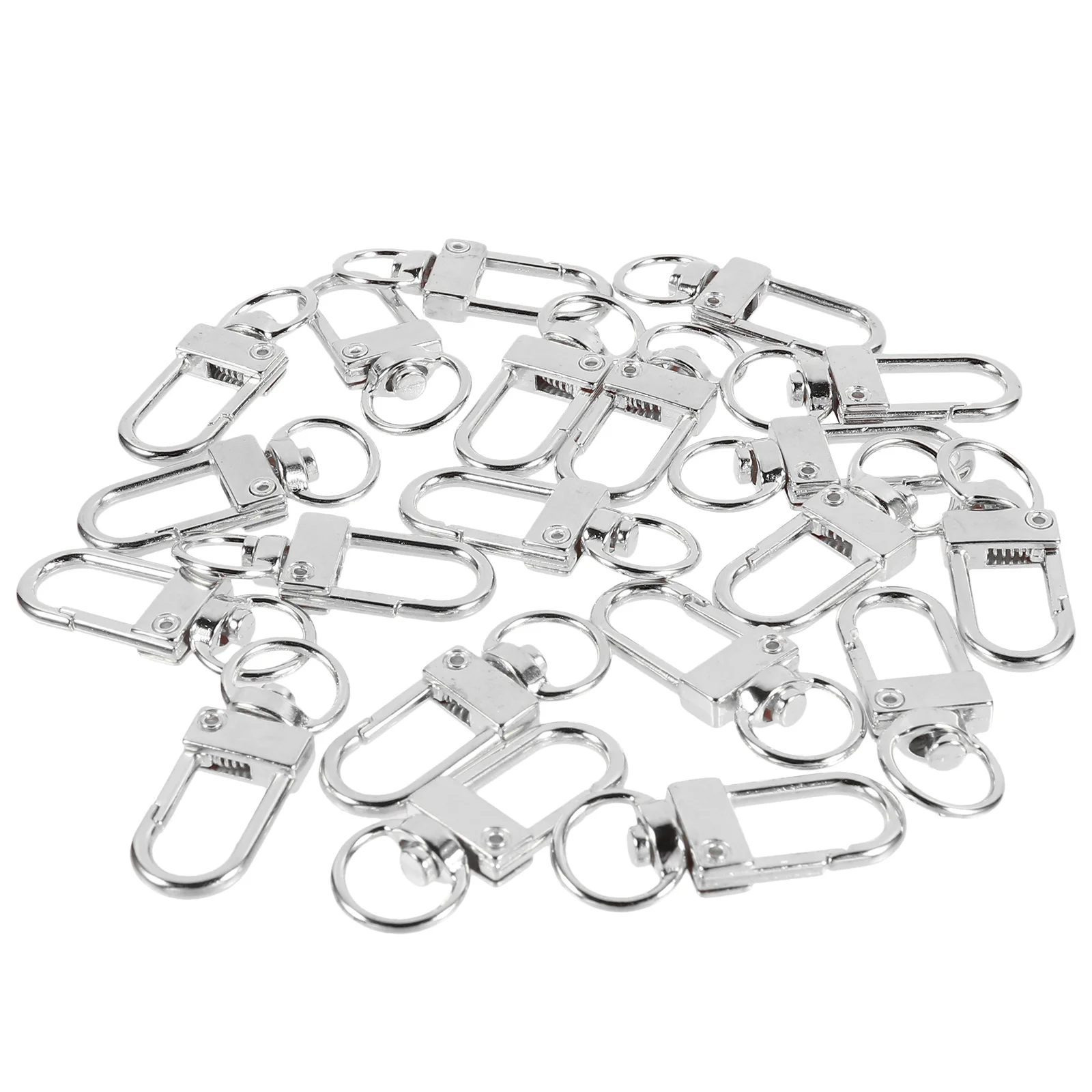 

20 Pcs Vintage Keychain Jewelry Pendant Retro Decor Snap Hook Pendants DIY Keychains Alloy Bag