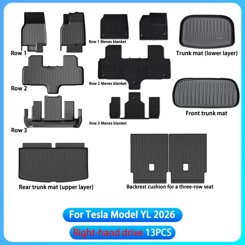 13PCS RHD