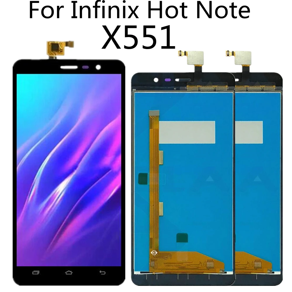 

5.5 LCD For Infinix Hot Note X551 LCD Display Touch Screen Digitizer Assembly Replacement