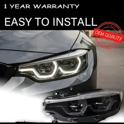 Headlight For BMW F32 2012-2019 F82 M4 GTS Car автомобильные товары LED DRL 425i 428i 430i 435i F36 F80 F33 Car Accessories