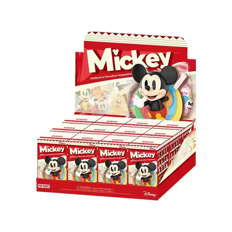 Disney Mickey Mouse Boundless Series Blind Box Toys Cute Colorful Handmade Model Ornament Children'S Birthday Gift