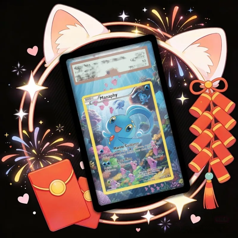 expositor-de-arte-para-cartao-pokemon-manaphy-chaveiro-ptcg-colecionaveis-de-jogos-de-anime-merchandising-de-anime-estojo-protetor-de-acrilico-presente-de-brinquedo