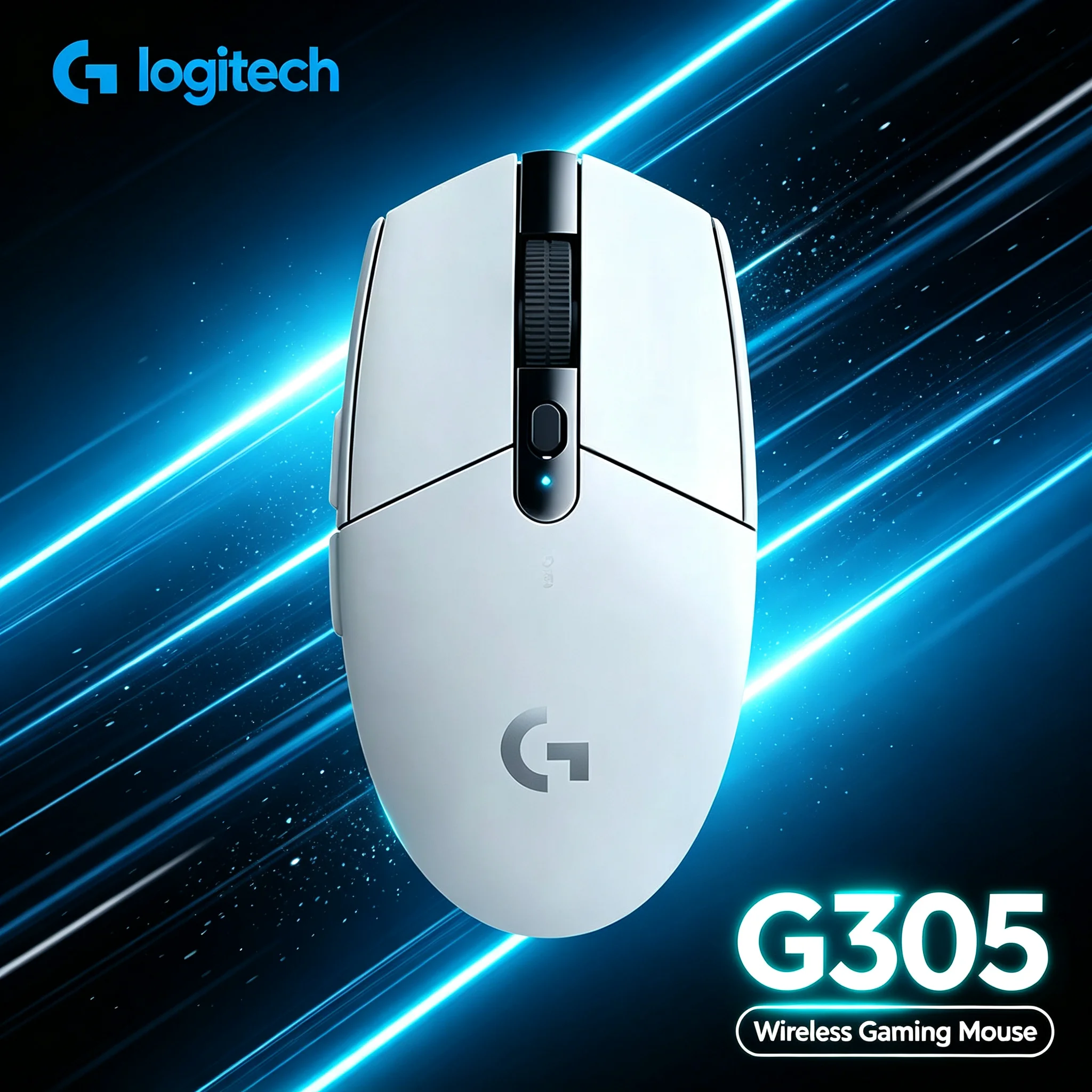 Light Weight Logitech G305 Wireless Gaming Mouse 2.4G Wireless HERO Sensor 12000DPI For Competitive Game Player