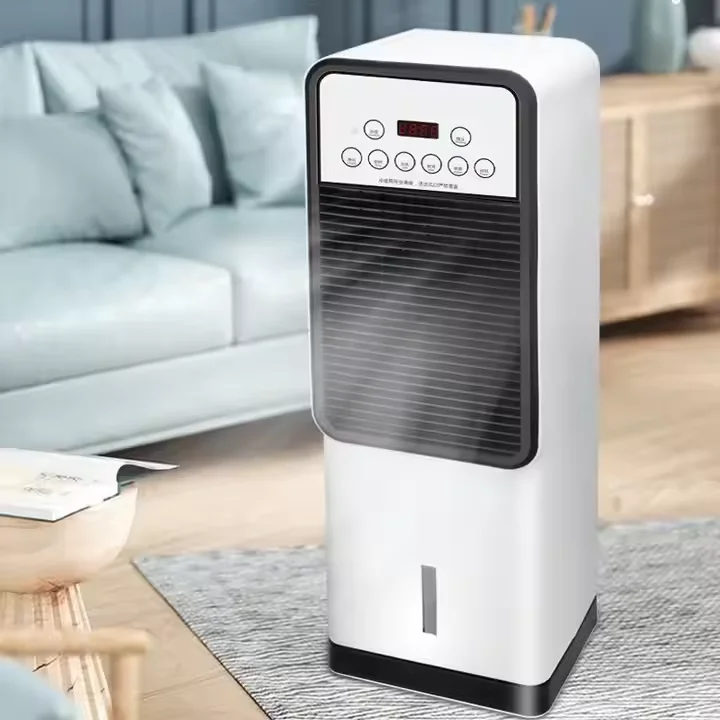 Portable 1800W Mini Air Conditioner Fan with Lighting Stand Heater for Bathroom and Bedroom Space Heating and Cooling