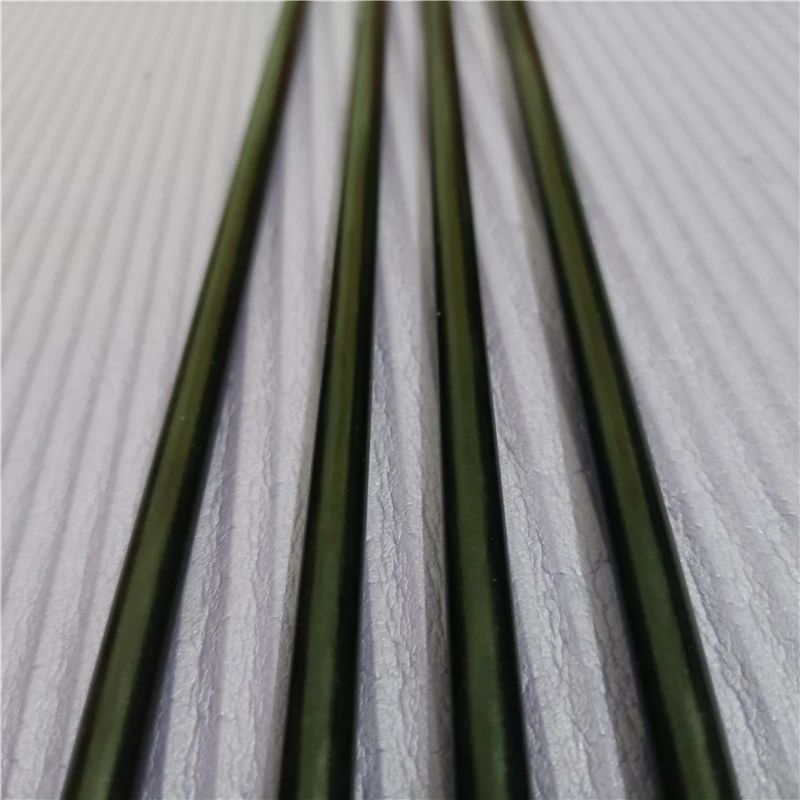 2PC Glass Fiber Rod 8mm/8.5mm/9.5mm/10mm/12mm/12.7mm/15mm/16mm/20mm/25mm Black Fiberglass Bar Lenght 500mm
