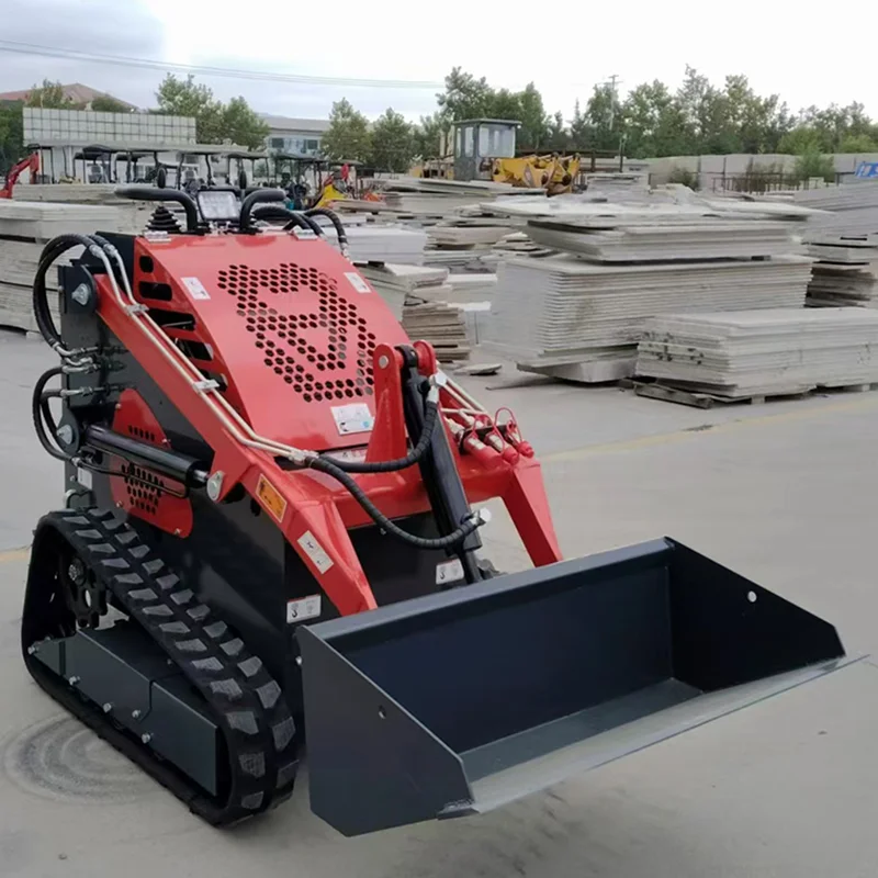 

Compact Small Diesel Hydraulic Tracked Micro Loader for Farm Building - Factory Customized Sliding Loader