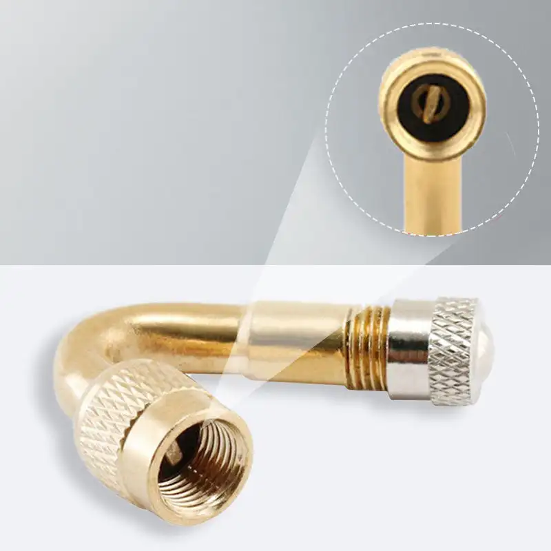 Car Motorcycle Tire Valve Extension Rod Inflatable Tube Brass 45/90/135 Degree valve Rod Inflatable Nozzle Auto Moto Accessories