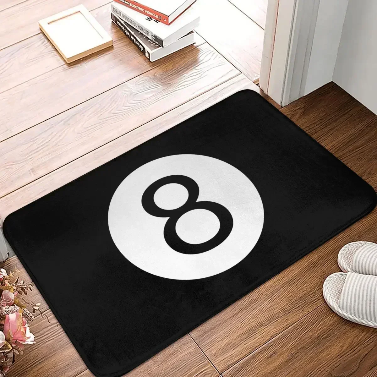 8-BALL 8 Ball BILLIARDS POOL Bath Mat One And Only Be Unique Be Different Doormat Living Room Carpet Entrance Door Rug Home