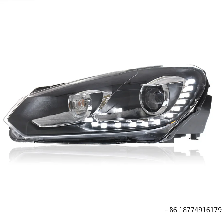 

Фара в сборе для MK6 (2009-2013) с LED ДХО, OEM-качество, модель R20