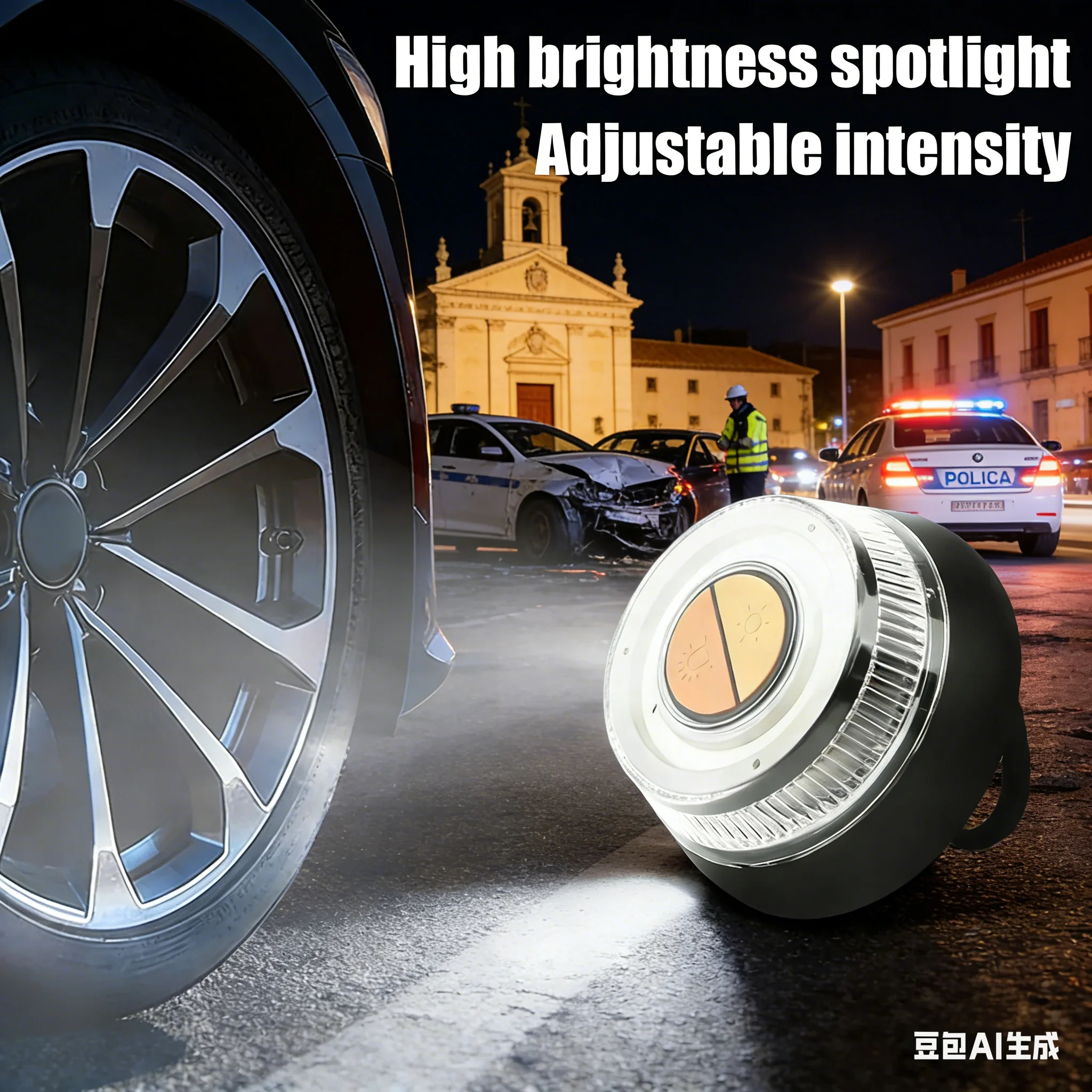 

Светоотражающий аварийный фонарь V16 для автомобиля (Испания), магнитный стробоскоп, сигнальная лампа для дорожных работ, аксессуар для безопасности, питание от USB/аккумулятора