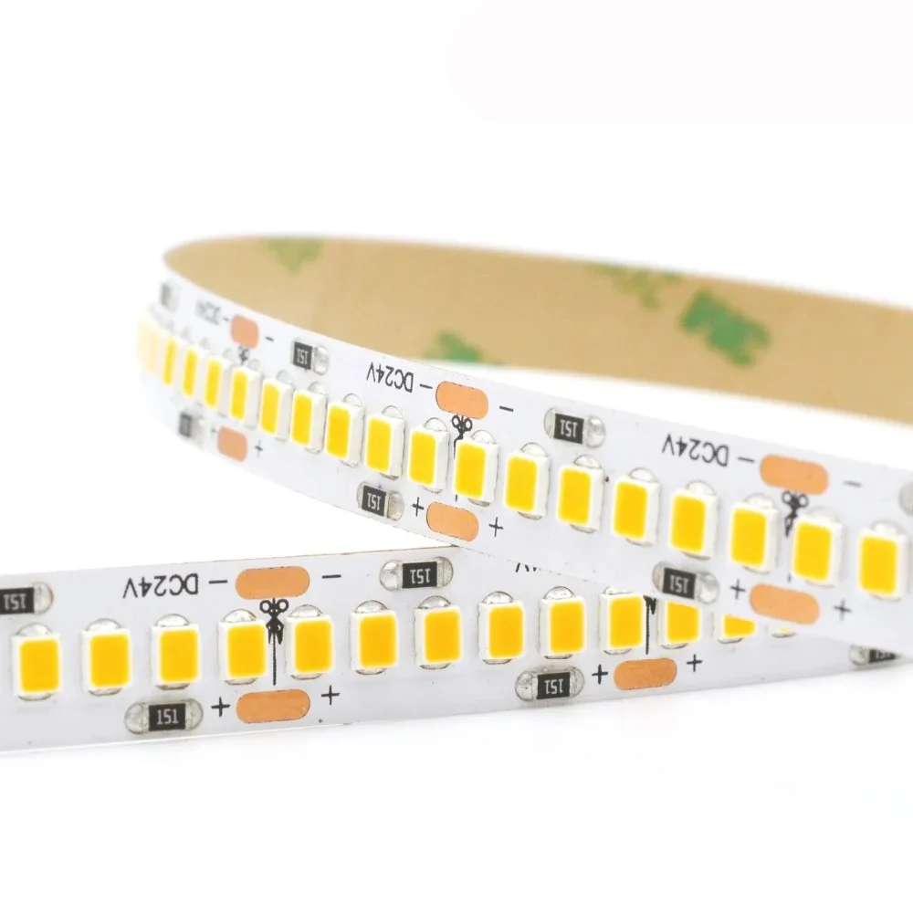 12V 24V LED Strip Light 2835 SMD Tape 10M 2400leds No Waterproof IP20 Cool White 6500K Natural White 4000K Warm White 3000K Rope