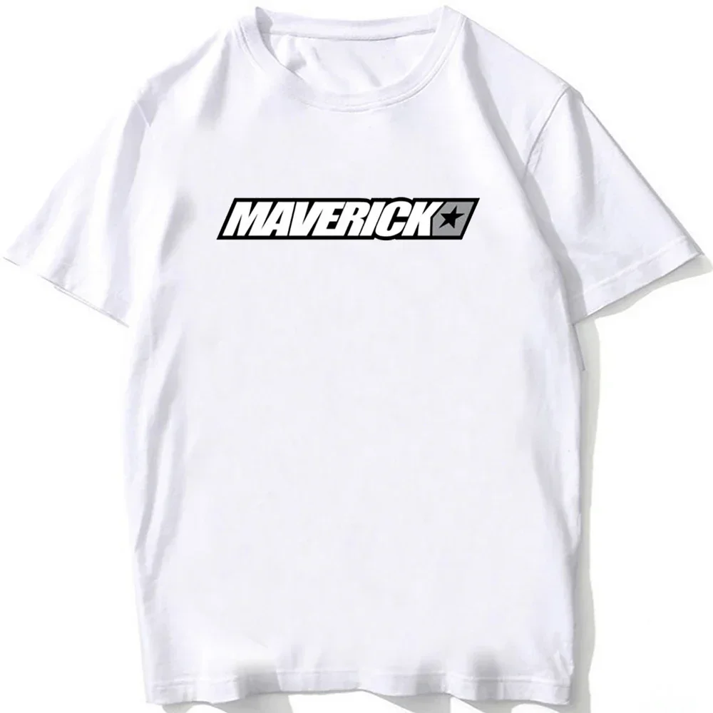 Maverick Viñales MVK 12 GP سباق ركوب تي شيرت الصيف الرجال قصيرة الأكمام الرياضة الصبي الهيب هوب بلايز بيضاء عادية دراجة نارية متسابق تيز #3