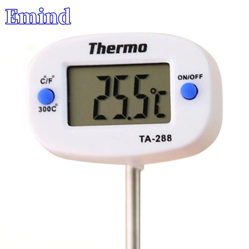 TA288 Probe Type Kitchen Food Digital Display Electronic Temperature Measuring Pen BBQ Needle Thermometer