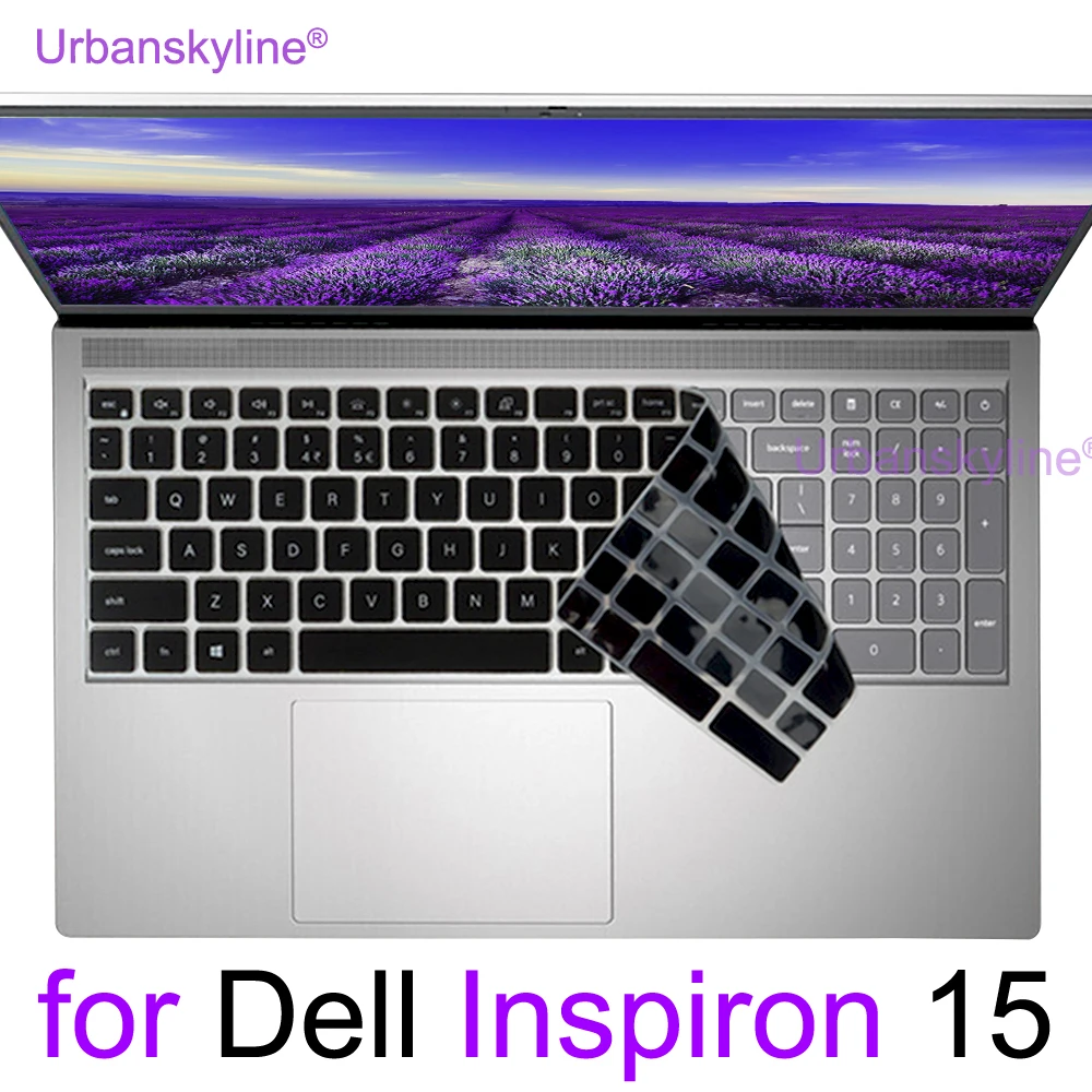 

Keyboard Cover for Dell Inspiron 15 5000 5510 5515 5518 3000 3510 3511 3515 3520 3521 3525 15.6 Pro Silicone Protector Skin Case