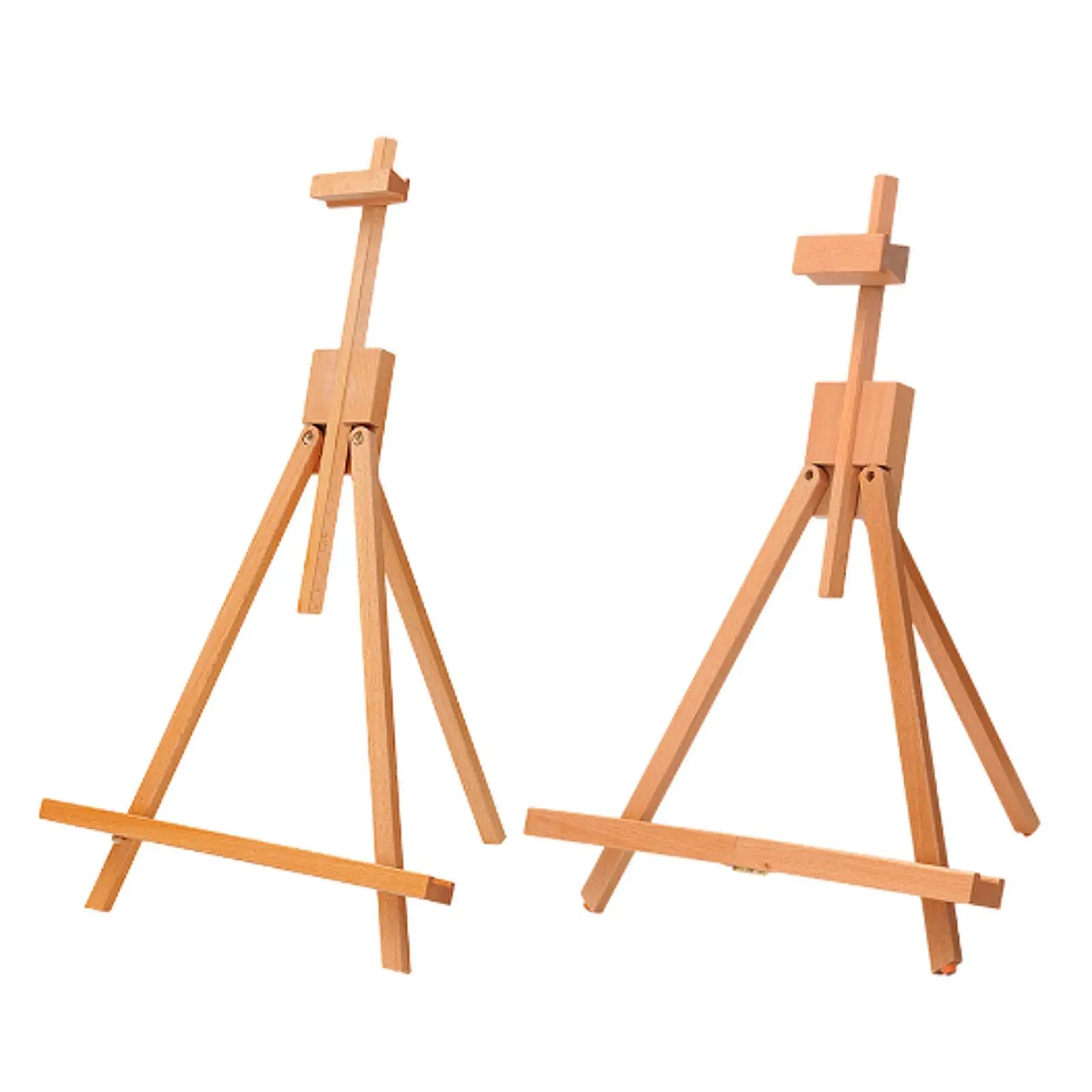 Wooden Painting Easel Floor Standing Folding Stable Poster Stand Holder Sketching Easel Desktop Easel for Beginners Adults Kids