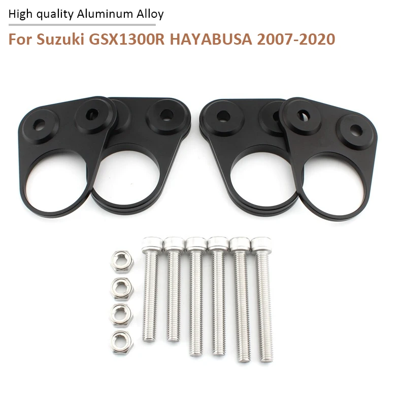 For Suzuki GSX1300R GSX 1300R HAYABUSA 2007-2020 Motorcycle Handlebar Riser Spacer Clamp HANDLE BAR Lifting 5MM 12MM 17MM 