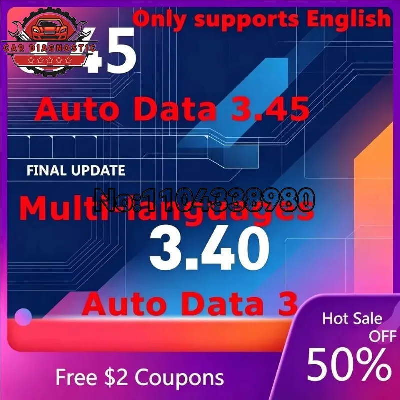 2026 hot sell  Autodata 3.45/3.41/3.40 Auto Car Repair diagnosis Software Multi-languages wiring diagrams data Autodata Polish