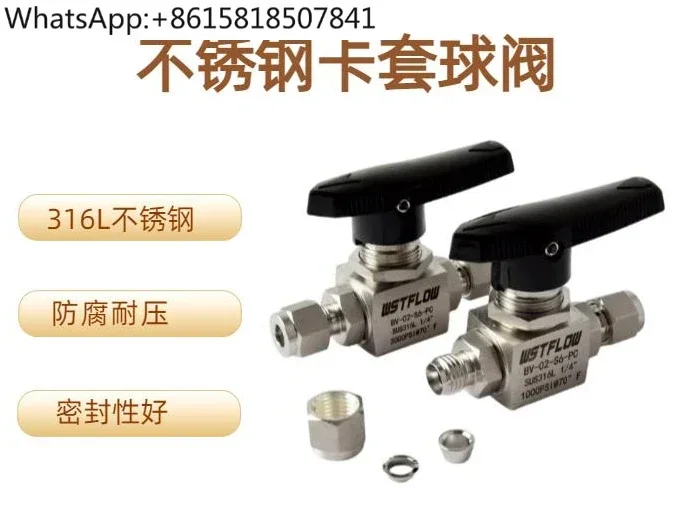 

BV Series Stainless Steel Ball Valve/High Pressure Ball Valve/Corrosion Resistance/Panel Mount/316L