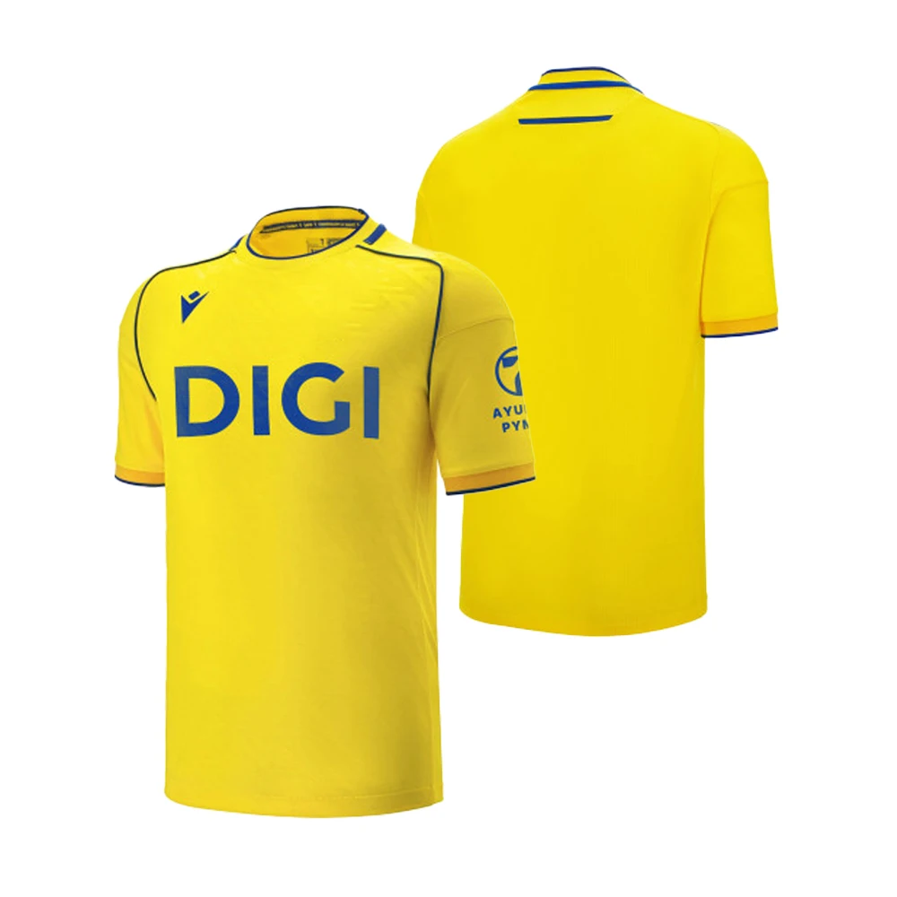 

Macron 2025-26 Season Home And Away Yellow Jersey First Team Youth Team Jersey Personalized Simple Breathable And Quick Drying