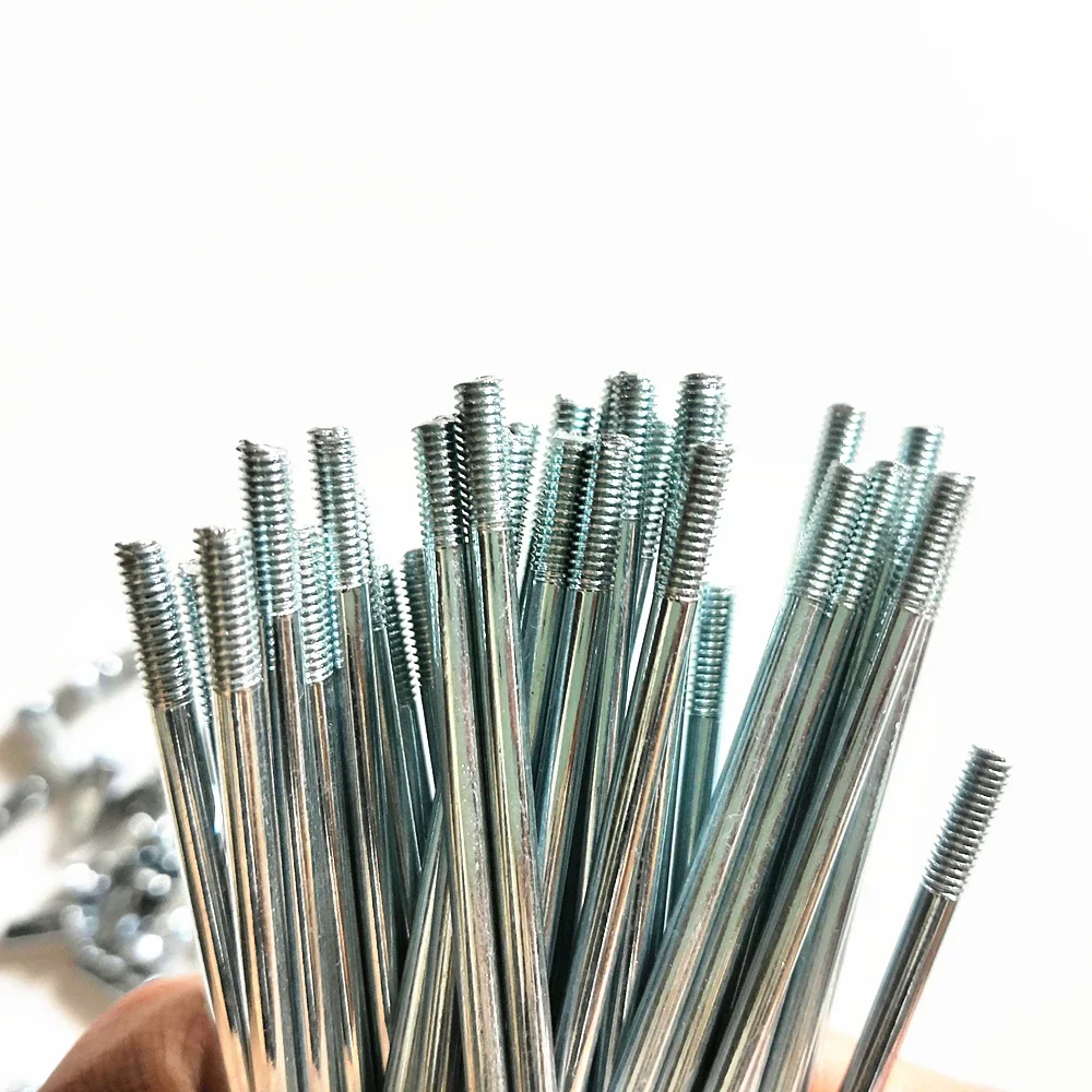 36pcs/lot E-bike Spoke Silver 10G Diameter 3mm Length 160/165/170/175/180/185/190/195/200mm Bicycle spokes #45 Steel + nipples