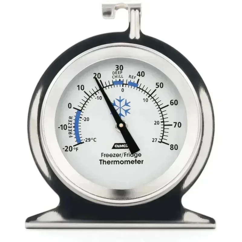 QZA4-Midea WHS-109FW1 Upright Freezer,3.0 Cubic Feet,White & Camco 42114 Thermometer - Refrigerator/Freezer/Dry Storage,$R