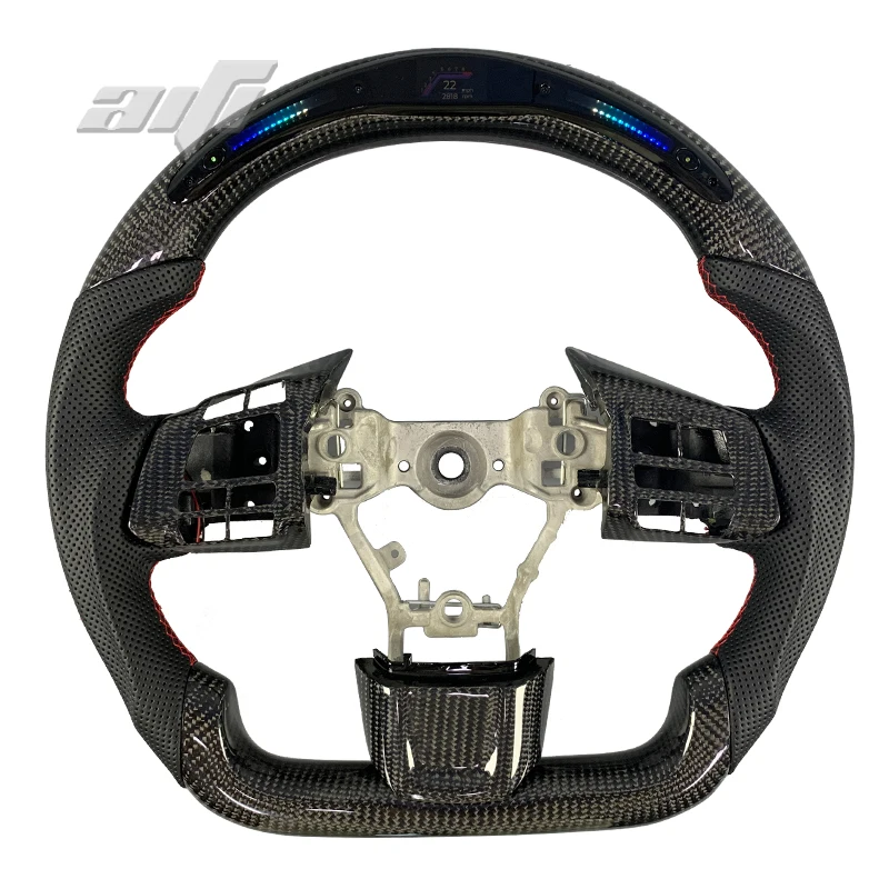 Customized LED Carbon Fiber Steering Wheel for Subaru WRX STI 2015-2020 Car Interior Accessories