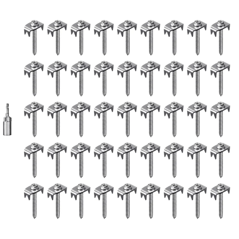 Heavy Duty Metal Fence Spikes Reusable & Rusts Resistant multifunction Metal Ground Pins Suitable for Farmers & Builders