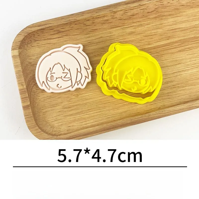 Attack on Titan Press Cookie Molds Anime Eren Mikasa Cookies Cutters Kitchen Baking Tools Levi Ackerman Cake Molds Bakeware - view 6