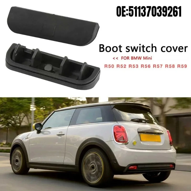 51137039261 Car trunk switch rubber cover cover pad handle suitable for BMW Mini R52 R53 R56 R57 R58 R59