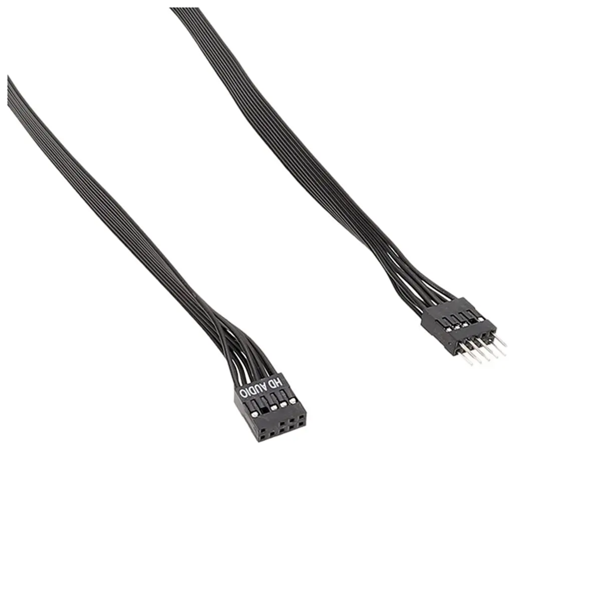 A14G Front Panel Motherboard Audio 9Pin Male to Female HD Audio Male to Female Extension Cable 24AWG Wire for Computer