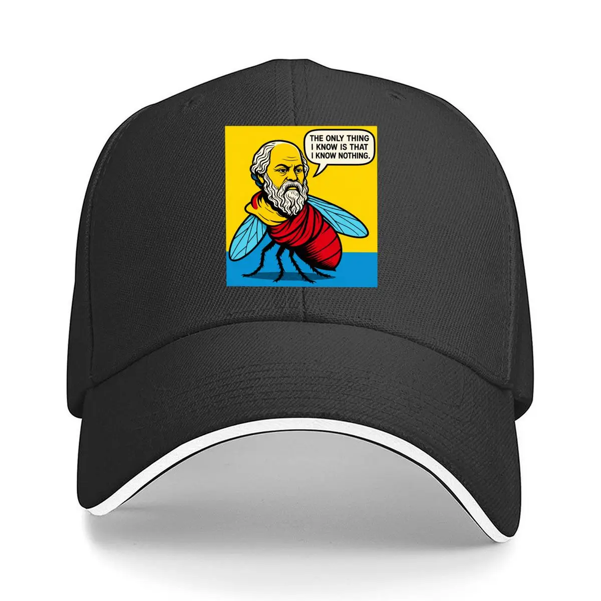 Socrates Gadfly The Only Thing I Know Is That I Know Nothing Hip Hop hat Fashion Outdoor Sports Sandwich Baseball Cap