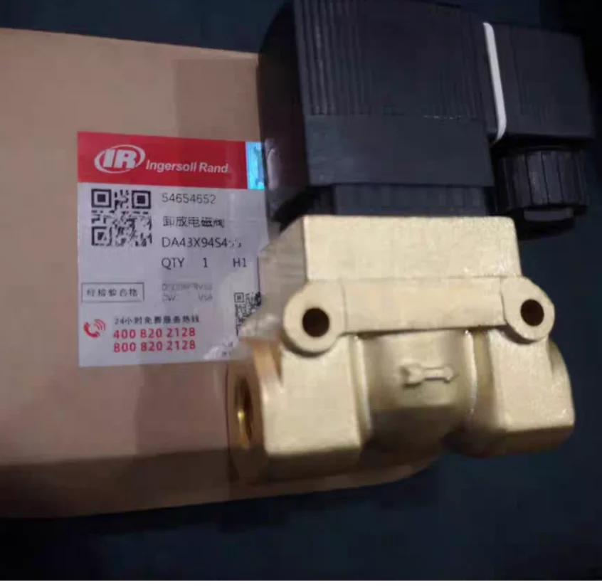 

Подходит для воздушного компрессора Ingersoll Rand, высококачественный электромагнитный клапан в сборе 22124085 54654652 54774302.