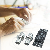 Mini Power SWR Meter 3-30MHz HF Short Wave Standing Wave Meter 12W Shortwave HF PWR Power Tester HF Shortwave Power SWR Meter
