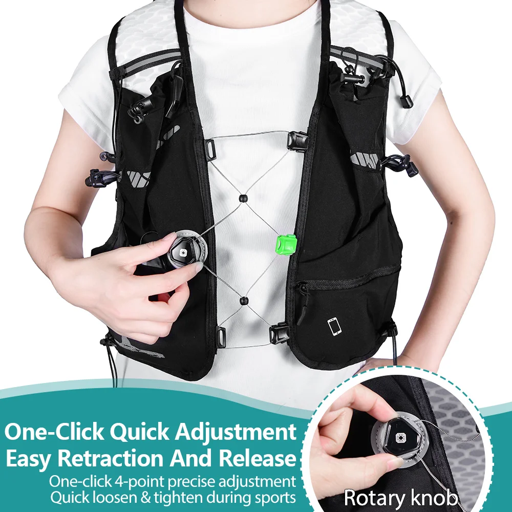 2026 New 8L Outdoor Trail Running Backpack Ultralight Women Men Run Race Hydration Vest Marathon Bike Bag for Marathon Hiking