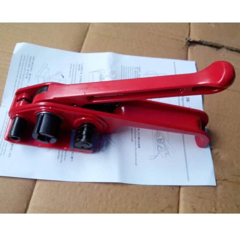 Reggiatrice manuale tendicinghia reggiatrice a mano più stretta per nastro in poliestere per cinturino in PET da 19mm in PP