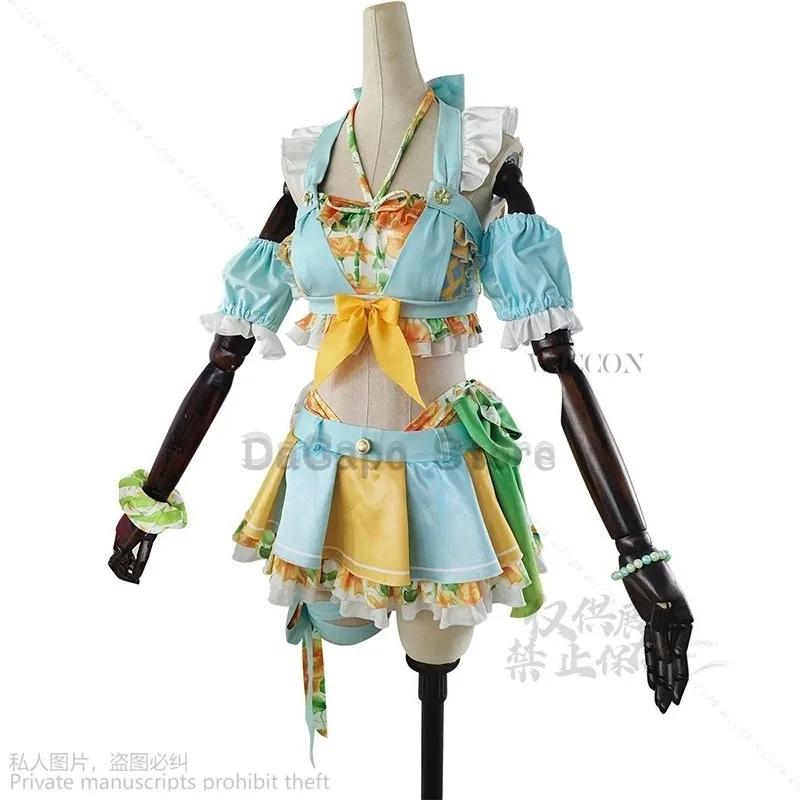 2025 22 شخصيات Love Live Days μ Kousaka Honoka Minami Kotori Sonoda Umi Ayase Eli ملابس السباحة أزياء الرسوم المتحركة التأثيرية