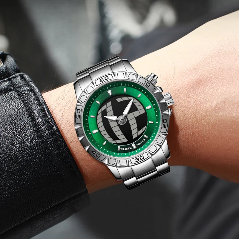 Luxury Business Man watch Digital Watch Waterproof Luminous Wristwatch Sport LED Watch Quartz Men Calendar Mens reloj hombre - view 2