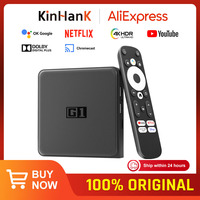 New Upgrade G1 Android TV 14.0 Box  With Netflix 4K Ultra HD Google Certified Dolby Vision HDR10+ 4G 32G Streaming Media Device