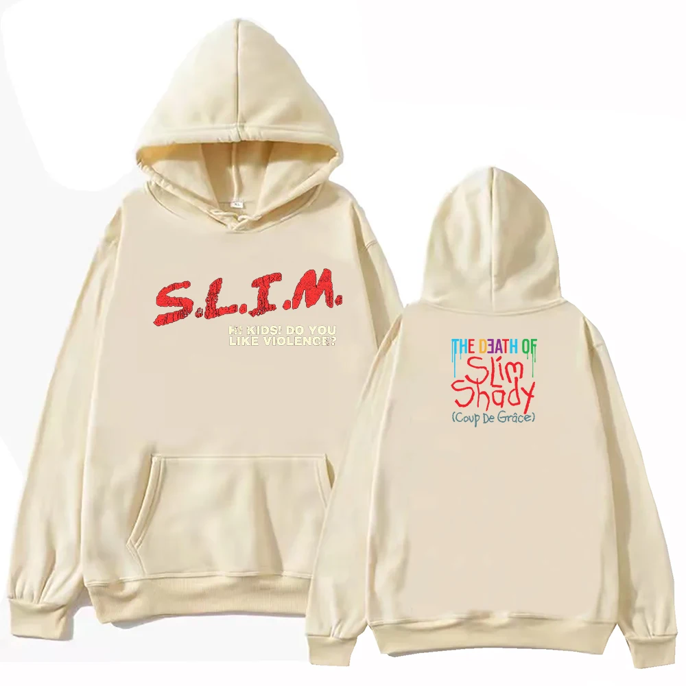 Eminem The Death Of Slim Shady Hoodie Harajuku Pullover Tops Sweatshirt Fans Gift