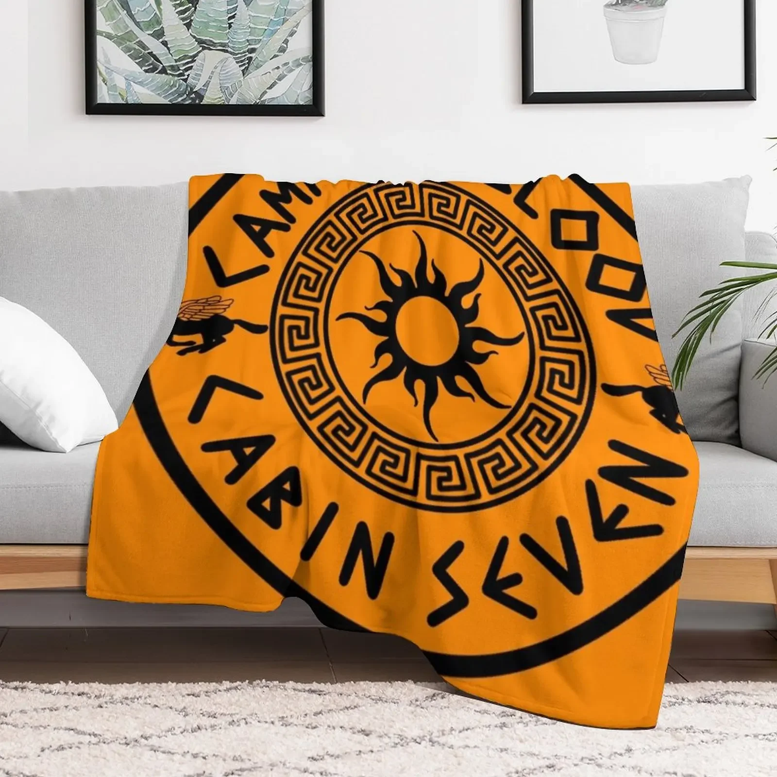 Cabin Seven Apollo Throw Blanket Soft Comfort Blanket for Reading Watching TV