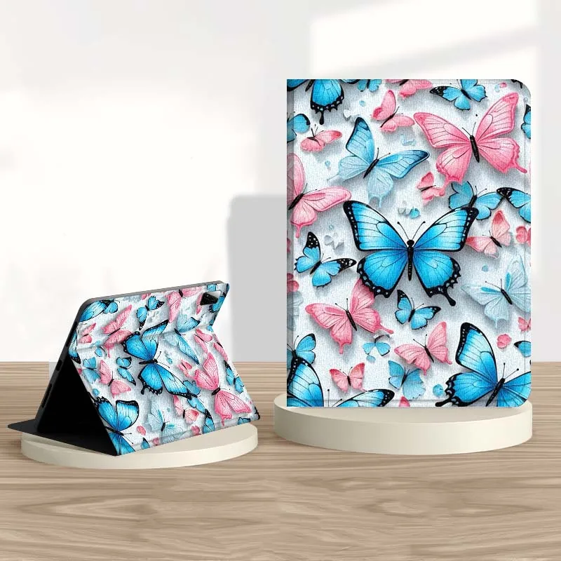 تصميم فراشة إبداعية لهاتف Xiaomi Redmi Mi Pad 4 5 6 6s 7 8 SE Pro 2 11 Plus Max 12.4 11 11.2 12.5 8.7 بوصة حافظة تابلت