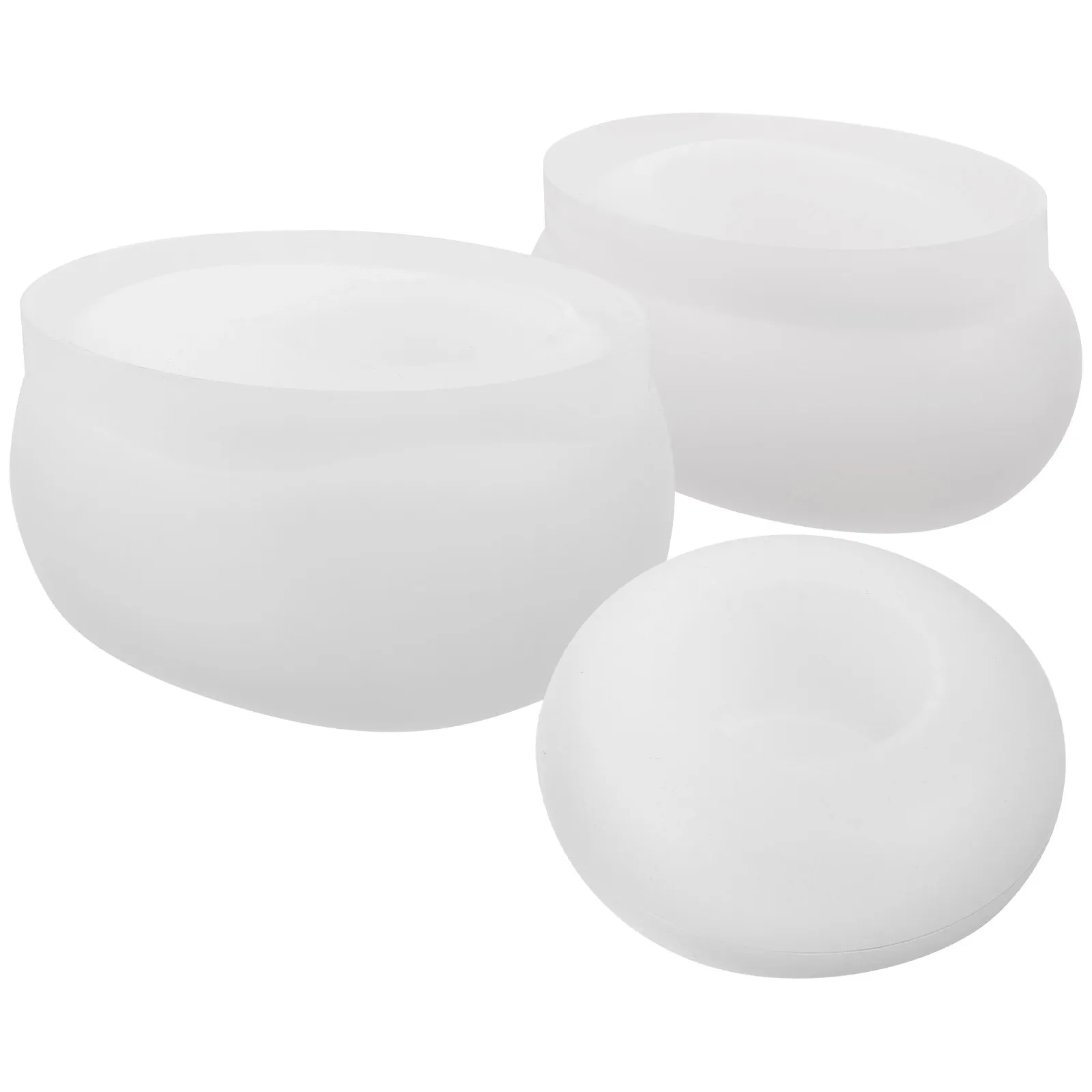 

Набор из 3 силиконовых форм-держателей для свечей, для литья эпоксидной смолы, маленькие настольные формы для рукоделия, инструмент для изготовления украшений