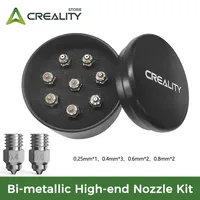 Creality Bi-metallic High-end Nozzle Kit Original for CR-10 S5/CR-20 Pro/Ender-3 S1/Ender-3 V2 Neo/Ender-2 Pro 3d Printer Parts