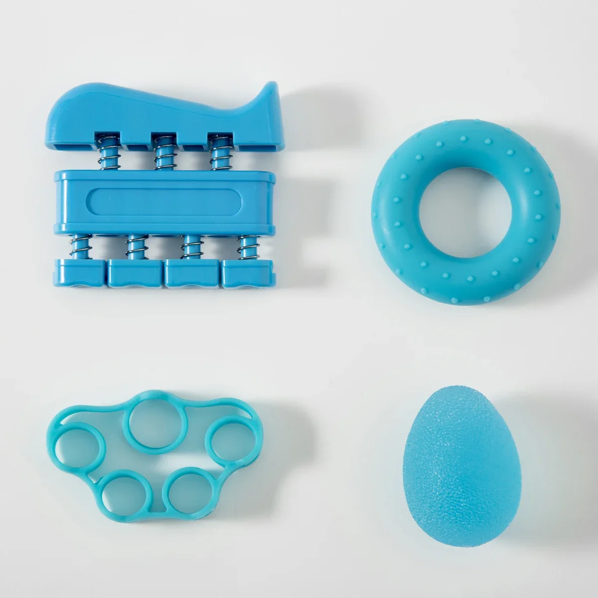 

1 комплект, усилитель для пальцев, тренажер для пальцев для предплечья, тренировочное оборудование для рукоятки для музыканта, скалолазания и терапии, синий