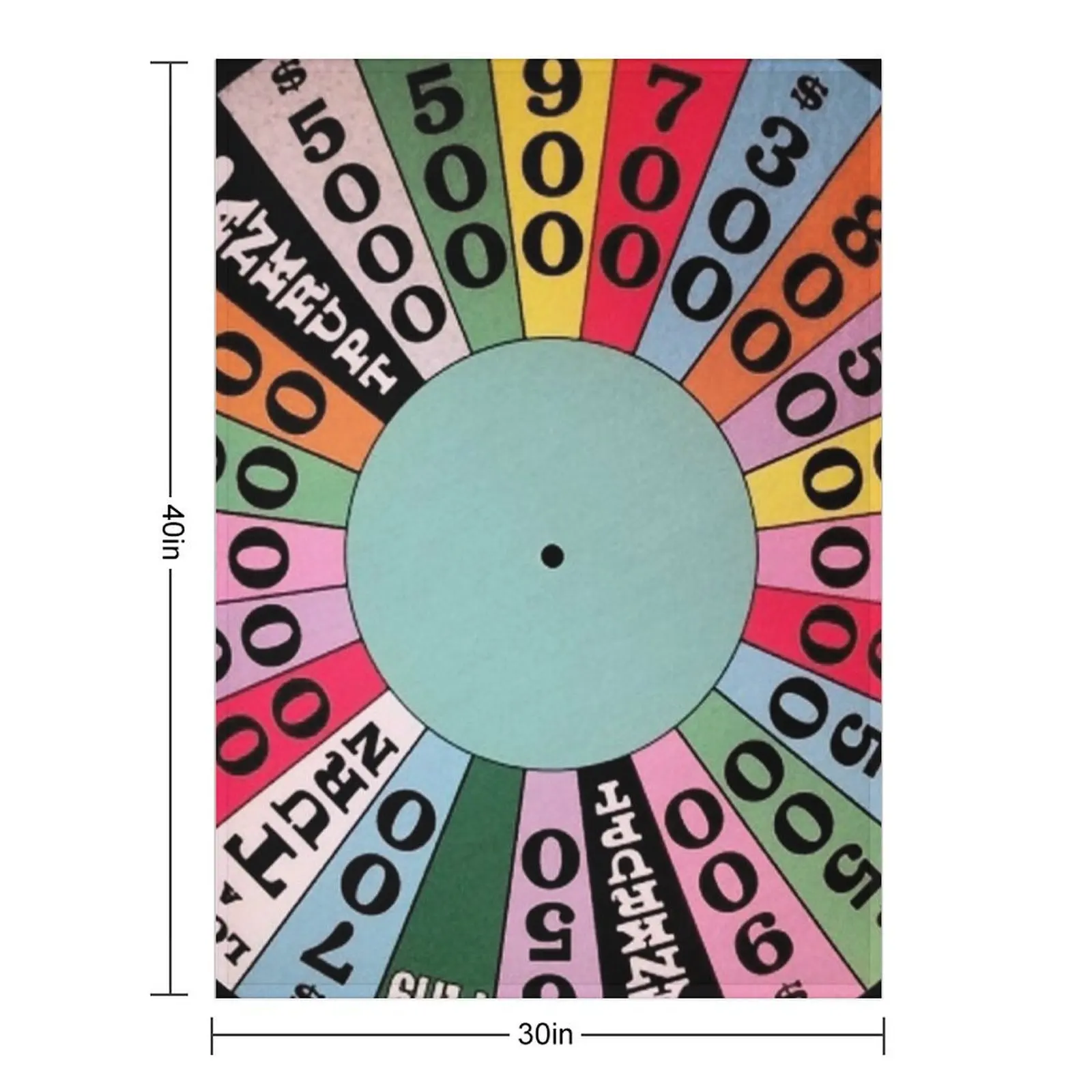 Wheel of Fortune carnival wheel (game show) Throw Blanket Softest Thermals For Travel Large Furrys Decorative Beds Blankets
