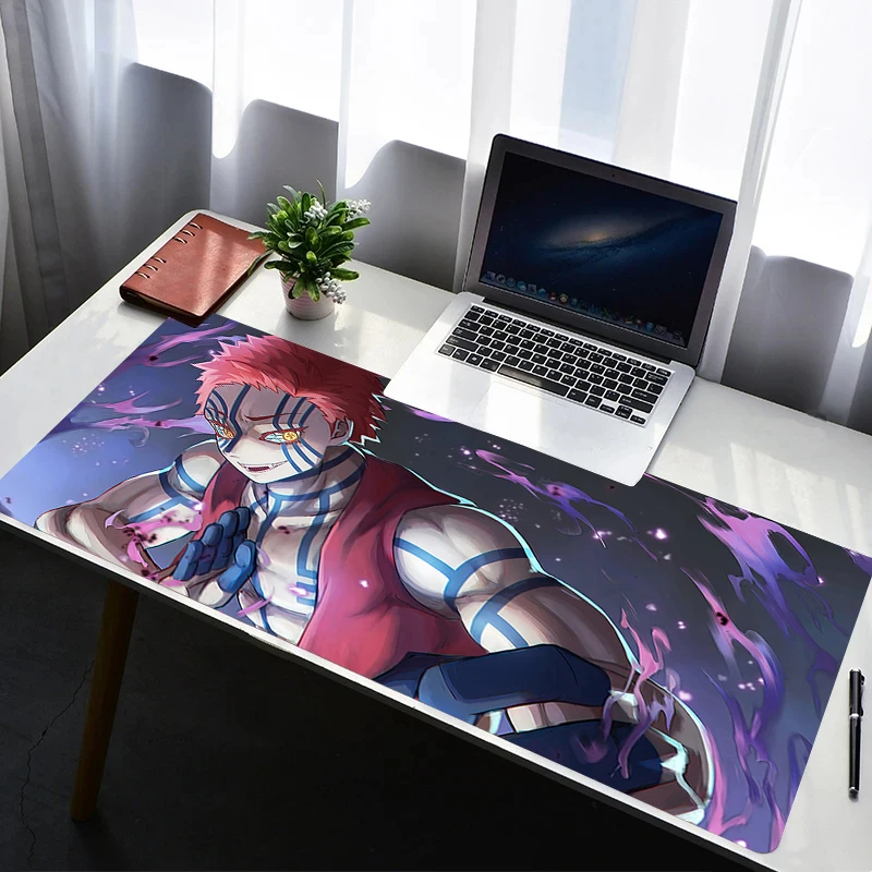 

Mouse Pad Laptop Non Slip Extended Desktop HD Mouse Mat PC Rubber Keyboard Pad Gaming Accessories D-demon Slayer Akaza Mousepad