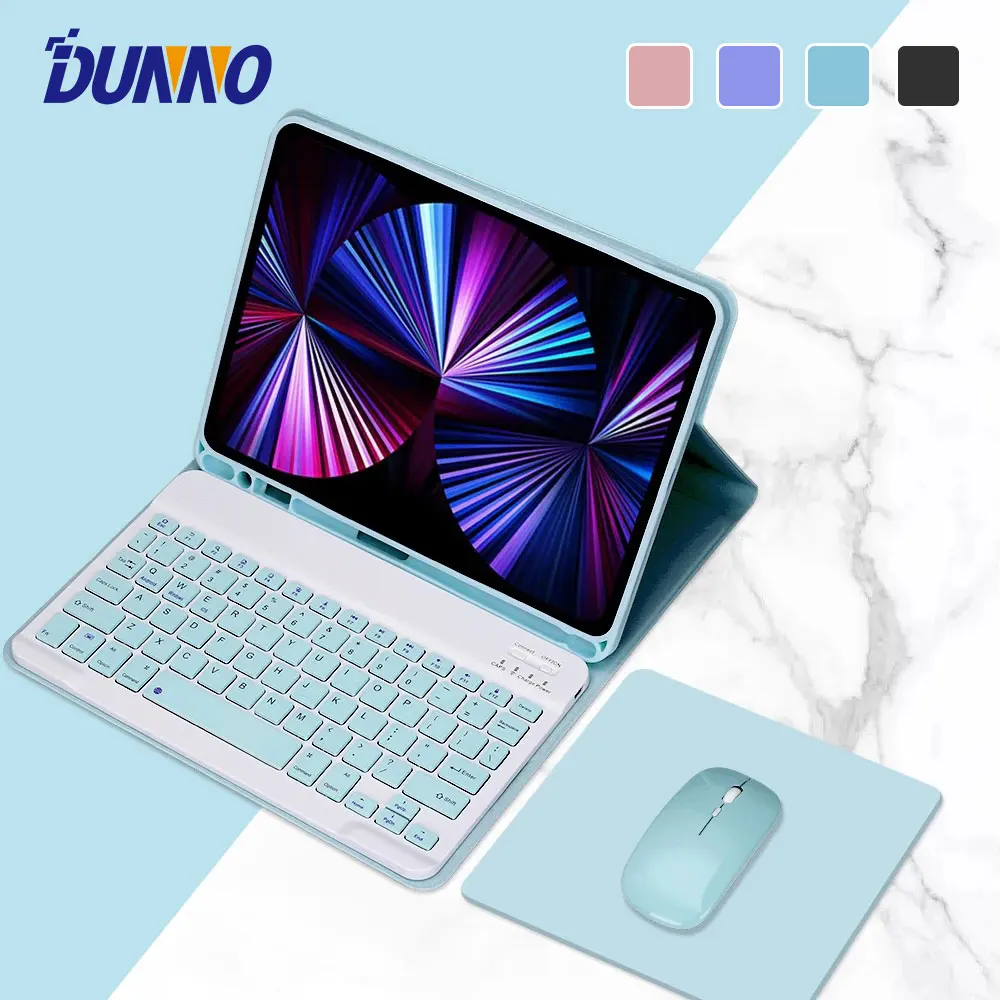 

For iPad Keyboard Case For iPad 2025 iPad Air 11in 13in M3 M2 Pro 11/13in M4 Pro 11 10.2 11/10/9/8/7th 9.7 Air 3 2 Mini 6 7 Case