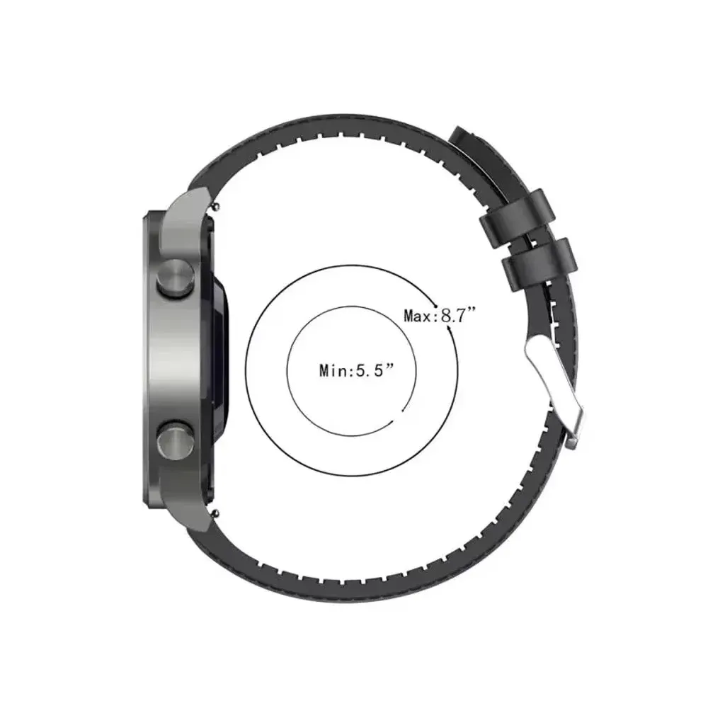 Кожаный + силиконовый ремешок 22 мм для Huami Amazfit BALANCE Bands Amazfit CHEETAH GTR 4 3 2e 47 мм Stratos 3 Bip 5, сменный браслет