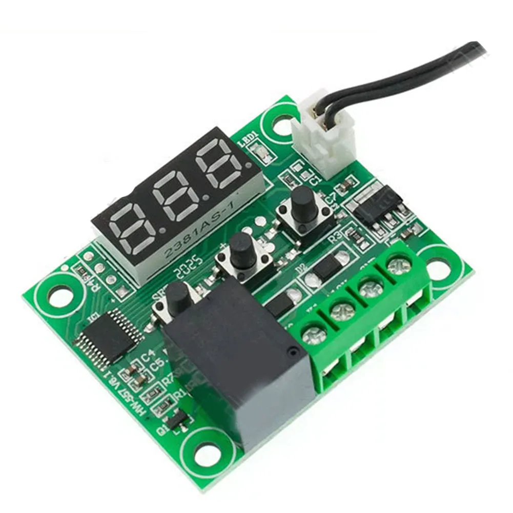 W1209 12V Digital Thermostat Temperature Control Switch  Programmable Setpoint  Relay Output  Suitable for Various Applications